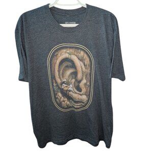 Curbside Clothing Artist Josh Audiss Listening Art Artwork T-shirt Top Tee Shirt